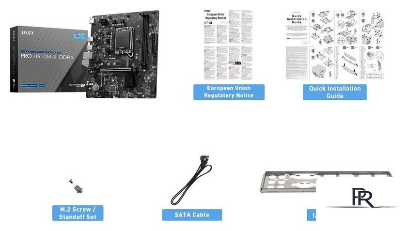 Материнская плата MSI Pro H610M-S DDR4 - Изображение №2 — Интернет-магазин ПроЗаказ