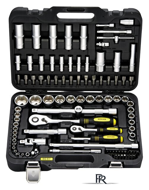 Универсальный набор инструментов Berger BG097-121438 (97 предметов) - Изображение №1 — Интернет-магазин ПроЗаказ