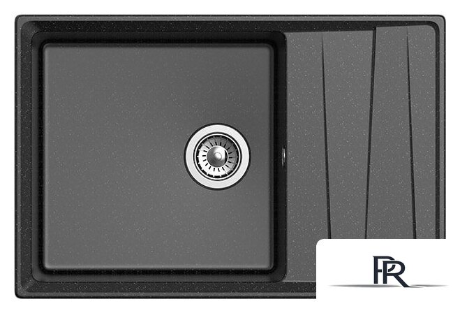 Кухонная мойка GranFest GF-LV-760L (черный) - Изображение №2 — Интернет-магазин ПроЗаказ