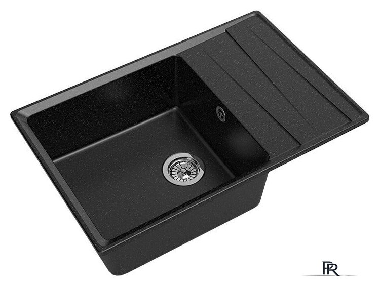 Кухонная мойка GranFest GF-LV-760L (черный) - Изображение №1 — Интернет-магазин ПроЗаказ