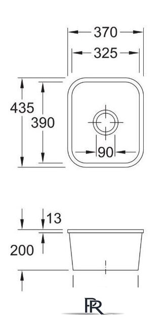 Кухонная мойка Villeroy & Boch Cisterna 45 670401R1 - Изображение №2 — Интернет-магазин ПроЗаказ