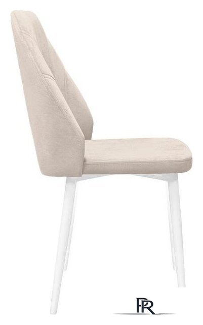 Стул Трия Капри конус Т2 исп.2 (белый муар/велюр бежевый) - Изображение №1 — Интернет-магазин ПроЗаказ