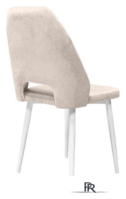 Стул Трия Капри конус Т2 исп.2 (белый муар/велюр бежевый) - Изображение №2 — Интернет-магазин ПроЗаказ