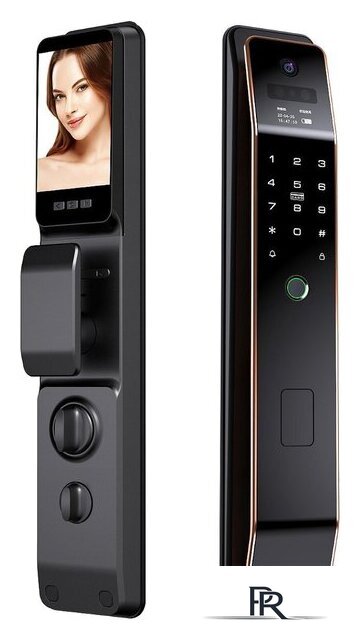 Дверной замок Roome Tuya 3D face intercom Lock 3D face-1 (черный) - Изображение №1 — Интернет-магазин ПроЗаказ