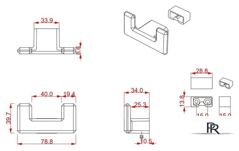 Крючок для одежды Cebi Carli A7106 020 МР02 (хром) - Изображение №2 — Интернет-магазин ПроЗаказ