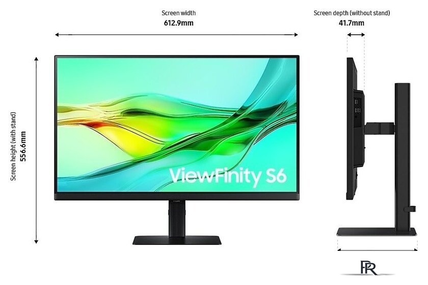 Монитор Samsung ViewFinity S6 LS27D600UAUXEN - Изображение №5 — Интернет-магазин ПроЗаказ
