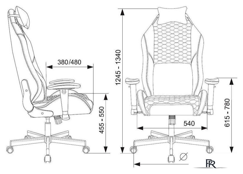 Игровое (геймерское) кресло Knight Neon (черный/серебристый) - Изображение №25 — Интернет-магазин ПроЗаказ