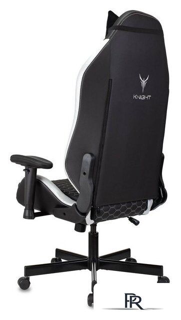 Игровое (геймерское) кресло Knight Neon (черный/серебристый) - Изображение №5 — Интернет-магазин ПроЗаказ
