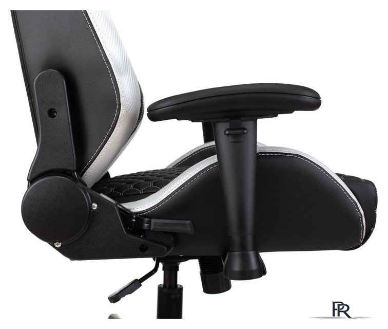 Игровое (геймерское) кресло Knight Neon (черный/серебристый) - Изображение №13 — Интернет-магазин ПроЗаказ