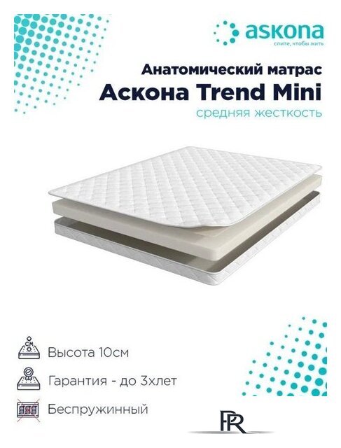Матрас Askona Trend Mini 160x200 - Изображение №8 — Интернет-магазин ПроЗаказ