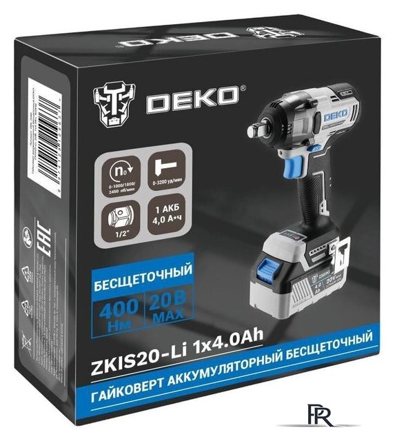 Гайковерт Deko ZKIS20-Li 084-1046 (с 1-им АКБ) - Изображение №7 — Интернет-магазин ПроЗаказ