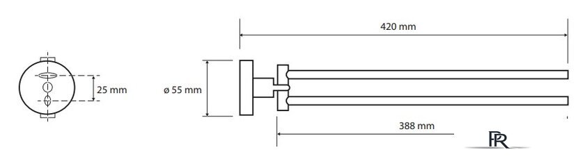 Держатель для полотенца Bemeta Brilo 161204190 - Изображение №2 — Интернет-магазин ПроЗаказ