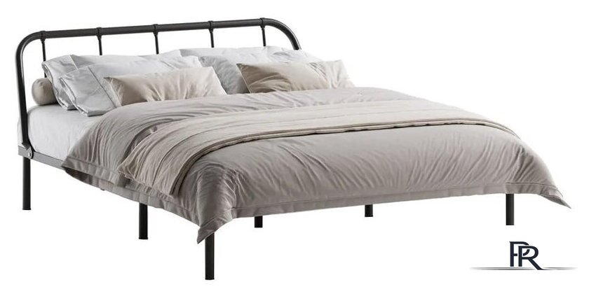 Кровать Домаклево Мира 160x200 (черный) - Изображение №1 — Интернет-магазин ПроЗаказ