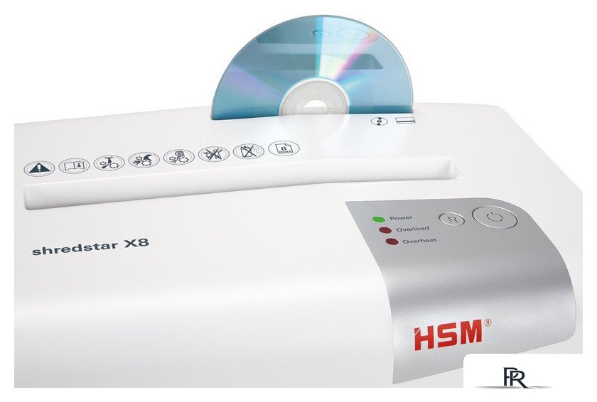 Шредер HSM ShredStar X8 (4.5x30) (белый) - Изображение №7 — Интернет-магазин ПроЗаказ