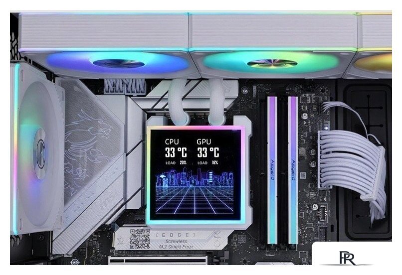 Система жидкостного охлаждения для процессора Lian Li HydroShift II LCD-S 360CL G89.GHS2LCDS36CW.R0 - Изображение №5 — Интернет-магазин ПроЗаказ