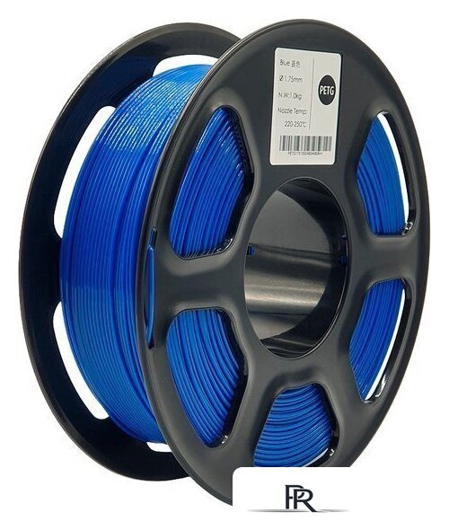 Пластик Mitek PETG (1.75мм, 1кг, синий прозрачный) - Изображение №1 — Интернет-магазин ПроЗаказ