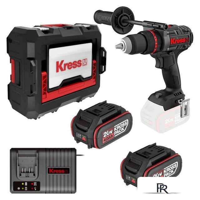 Ударная дрель-шуруповерт Kress KUC35 (с 2-мя АКБ, кейс) - Изображение №1 — Интернет-магазин ПроЗаказ