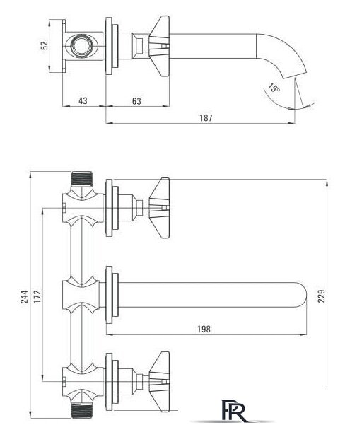 Смеситель Deante Temisto BQT 054D - Изображение №2 — Интернет-магазин ПроЗаказ