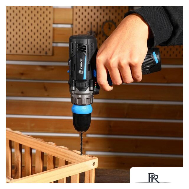 Дрель-шуруповерт Deko DKCD12V PRO 083-1004 (с 2-мя АКБ 1.5Ач, кейс) - Изображение №7 — Интернет-магазин ПроЗаказ