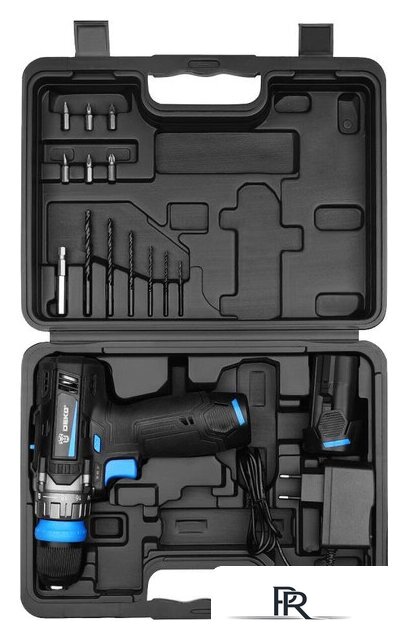 Дрель-шуруповерт Deko DKCD12V PRO 083-1004 (с 2-мя АКБ 1.5Ач, кейс) - Изображение №4 — Интернет-магазин ПроЗаказ