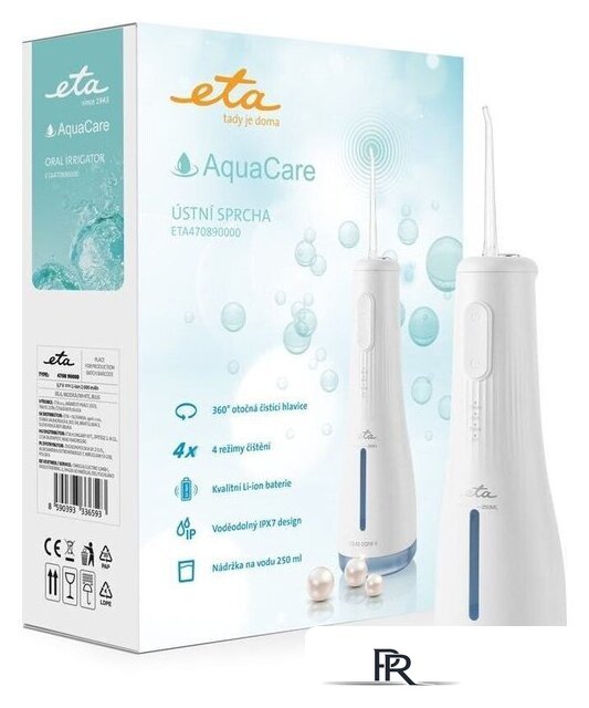 Ирригатор  ETA AquaCare II 4708 90000 (белый) - Изображение №2 — Интернет-магазин ПроЗаказ