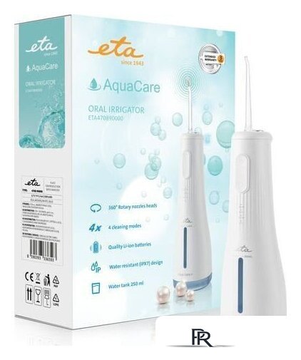 Ирригатор  ETA AquaCare II 4708 90000 (белый) - Изображение №8 — Интернет-магазин ПроЗаказ