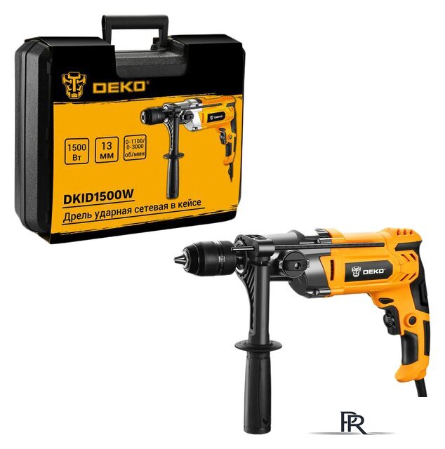 Ударная дрель Deko DKID1500W 063-4322 - Изображение №1 — Интернет-магазин ПроЗаказ