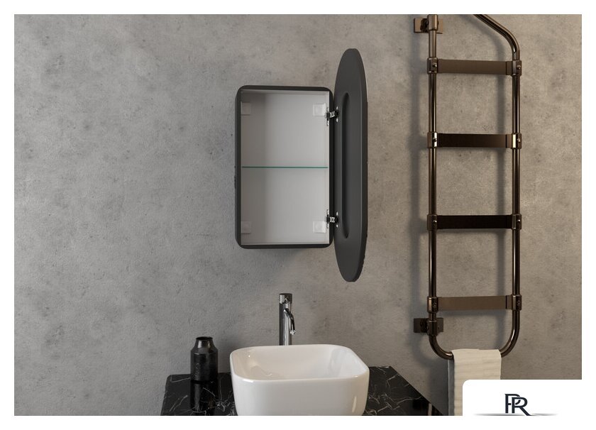  Континент Шкаф с зеркалом Elmage Black Led 45x80 - Изображение №23 — Интернет-магазин ПроЗаказ