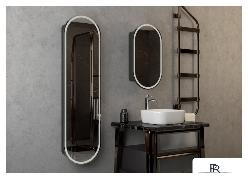  Континент Шкаф с зеркалом Elmage Black Led 45x80 - Изображение №25 — Интернет-магазин ПроЗаказ