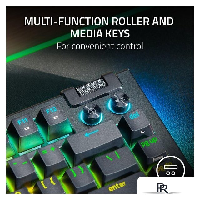 Клавиатура Razer BlackWidow V4 75% (черный, нет кириллицы) - Изображение №6 — Интернет-магазин ПроЗаказ