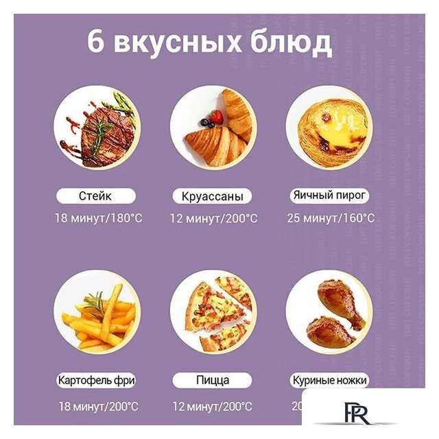 Аэрогриль (аэрофритюрница) KaringBee JD689 (черный) - Изображение №5 — Интернет-магазин ПроЗаказ