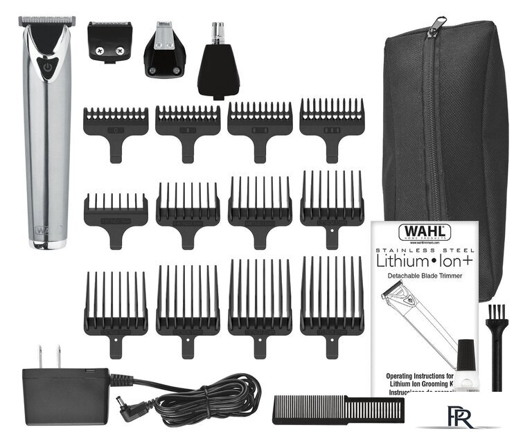 Триммер для бороды и усов Wahl Trimmer Stainless Steel Li-Ion [9818-116] - Изображение №3 — Интернет-магазин ПроЗаказ