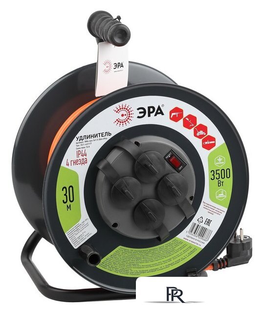 Удлинитель на катушке ЭРА RMx-4es-3x1.5-30m-IP44 Б0046850 - Изображение №1 — Интернет-магазин ПроЗаказ