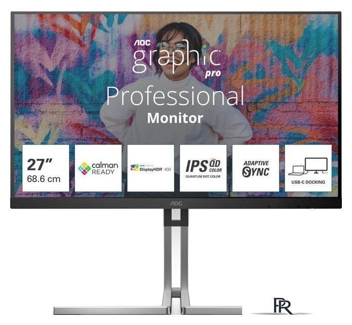 Монитор AOC Graphic Pro Q27U3CV - Изображение №1 — Интернет-магазин ПроЗаказ