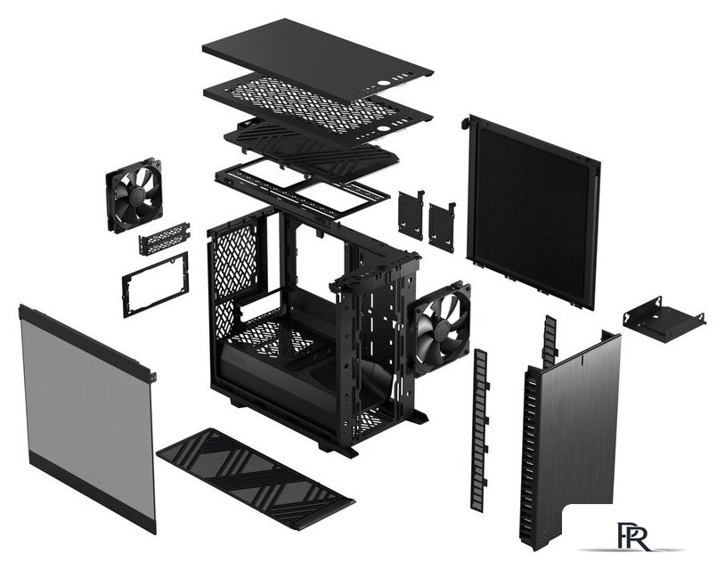 Корпус Fractal Design Define 7 Nano Black TG Light Tint FD-C-DEF7N-02 - Изображение №2 — Интернет-магазин ПроЗаказ