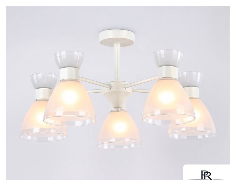 Припотолочная люстра Ambrella light TR3179/5 WH (белый) - Изображение №3 — Интернет-магазин ПроЗаказ