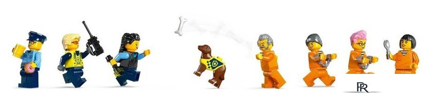Конструктор LEGO City 60419 Полицейская тюрьма на острове - Изображение №8 — Интернет-магазин ПроЗаказ