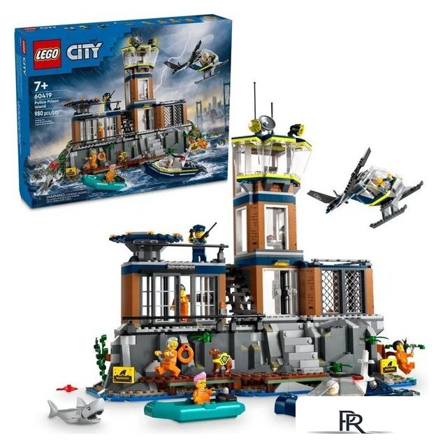 Конструктор LEGO City 60419 Полицейская тюрьма на острове - Изображение №2 — Интернет-магазин ПроЗаказ