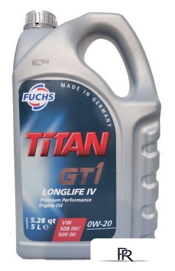 Моторное масло Fuchs Titan GT1 Longlife IV 0W-20 5л - Изображение №1 — Интернет-магазин ПроЗаказ