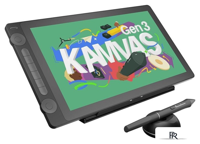 Графический монитор Huion Kamvas 16 Gen 3 GS1563 (черный) - Изображение №2 — Интернет-магазин ПроЗаказ