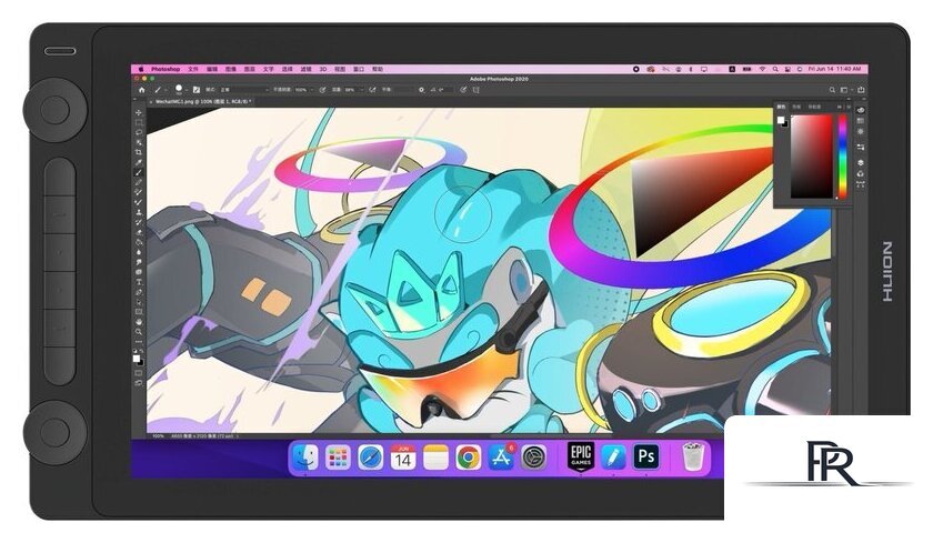 Графический монитор Huion Kamvas 16 Gen 3 GS1563 (черный) - Изображение №7 — Интернет-магазин ПроЗаказ