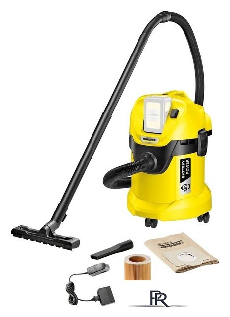 Пылесос Karcher WD 3 Battery Set 1.629-911.0 - Изображение №1 — Интернет-магазин ПроЗаказ
