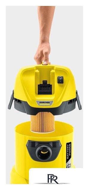 Пылесос Karcher WD 3 Battery Set 1.629-911.0 - Изображение №3 — Интернет-магазин ПроЗаказ