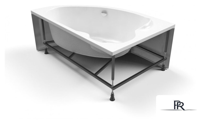 Ванна Cersanit Kaliope 153x100 L (с ножками и экраном) - Изображение №4 — Интернет-магазин ПроЗаказ