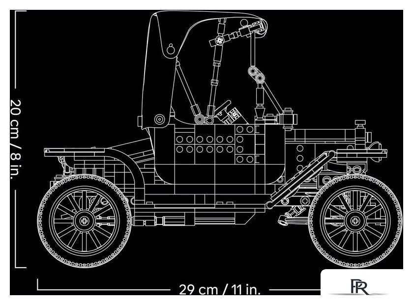 Конструктор LEGO Icons 11376 Ford Model T - Изображение №11 — Интернет-магазин ПроЗаказ