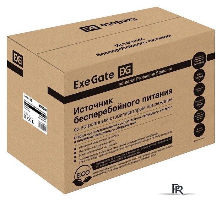 Источник бесперебойного питания ExeGate SpecialPro UNB-2000.LED.AVR.4SH.RJ - Изображение №5 — Интернет-магазин ПроЗаказ