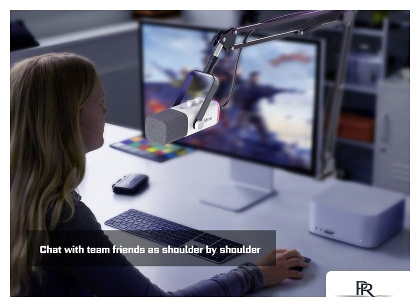 Проводной микрофон FIFINE AM8T (белый) - Изображение №14 — Интернет-магазин ПроЗаказ