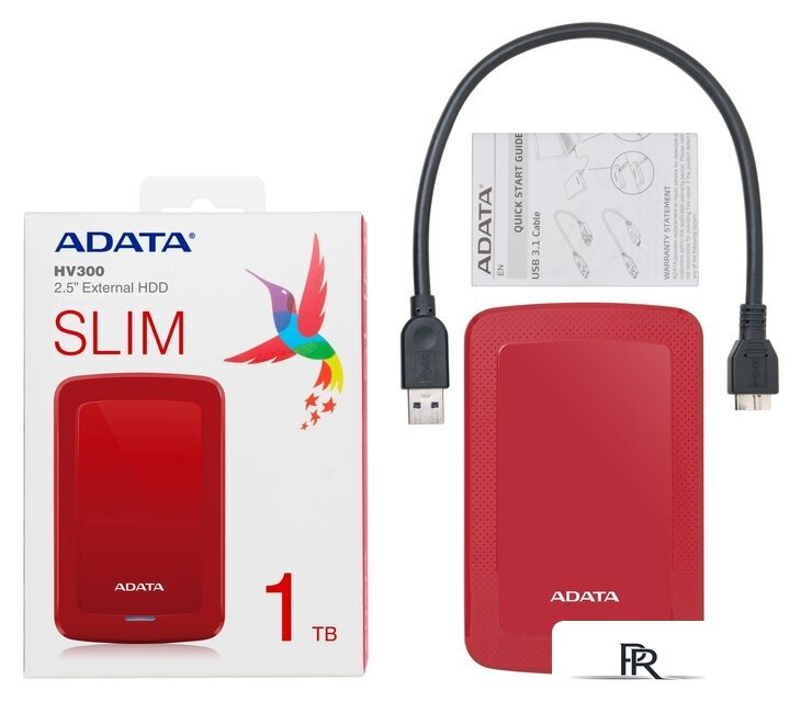 Внешний накопитель ADATA HV300 AHV300-2TU31-CRD 2TB (красный) - Изображение №7 — Интернет-магазин ПроЗаказ