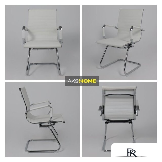 Офисный стул AksHome Dune (экокожа, белый) - Изображение №4 — Интернет-магазин ПроЗаказ