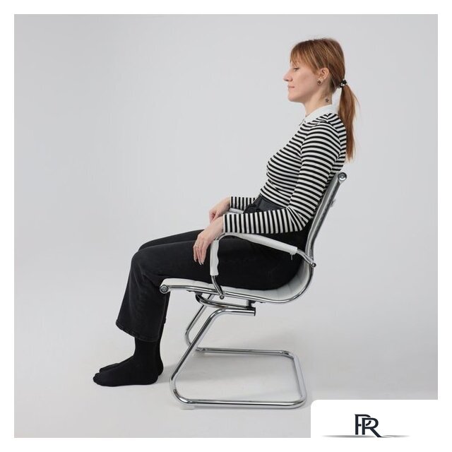 Офисный стул AksHome Dune (экокожа, белый) - Изображение №12 — Интернет-магазин ПроЗаказ